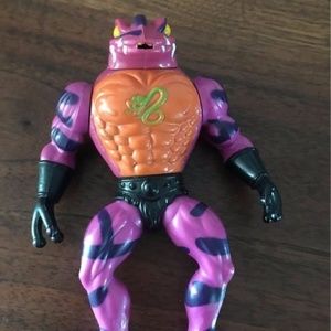 Purple and Orange Action Figure